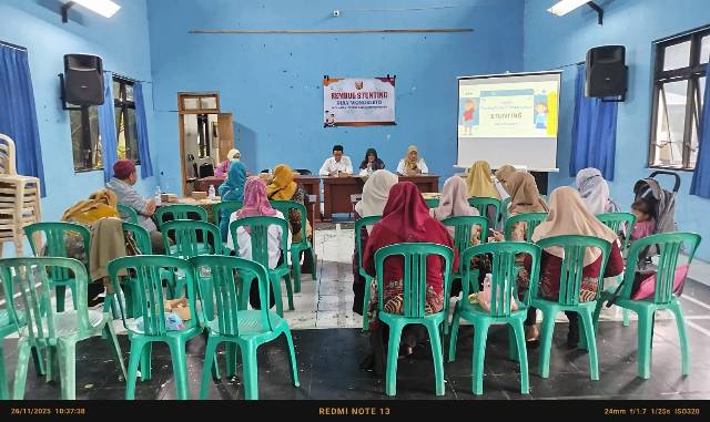 Rembug Stunting di Desa Wonokerto